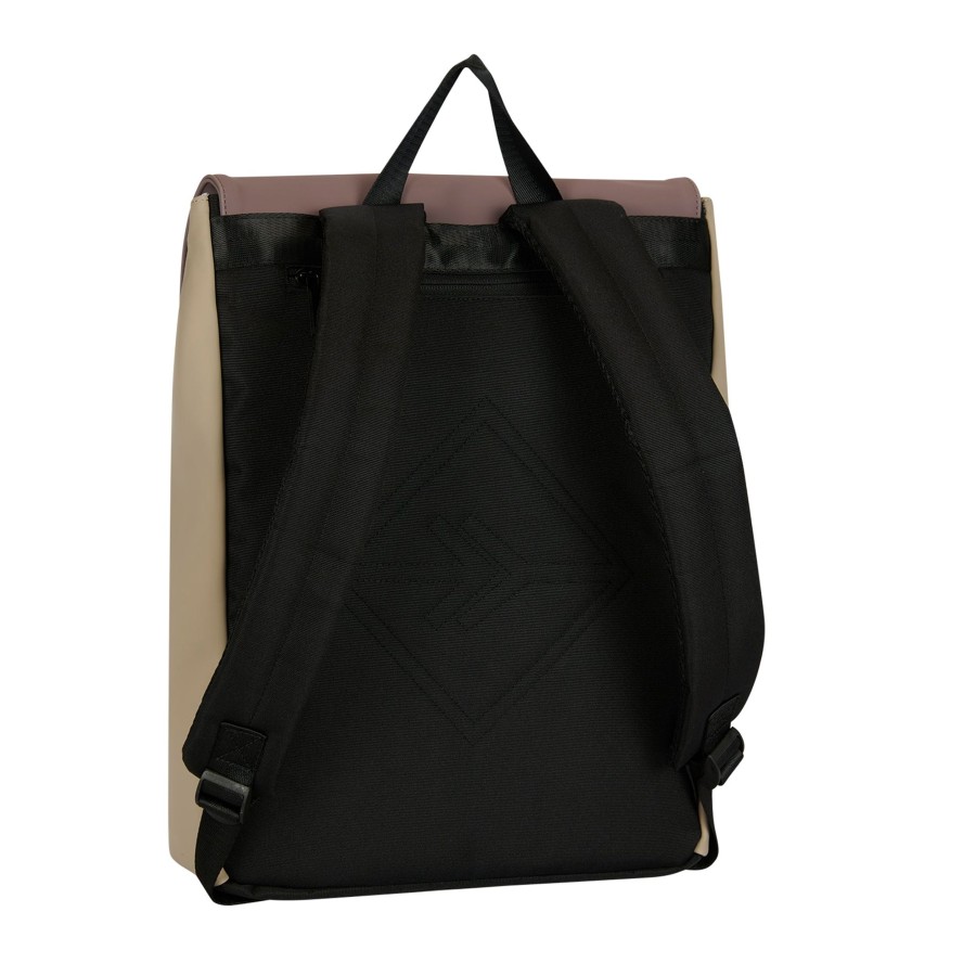 New Rebels Laptoptassen T/M 15,6 Inch | Rugzak 'Lincoln' 17L Old Purple/Beige