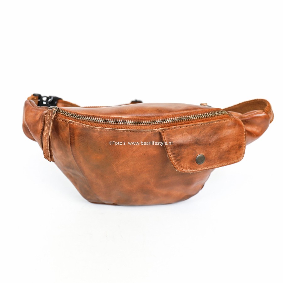 Bear Design Heuptassen | Heuptas 'Matt' Cognac