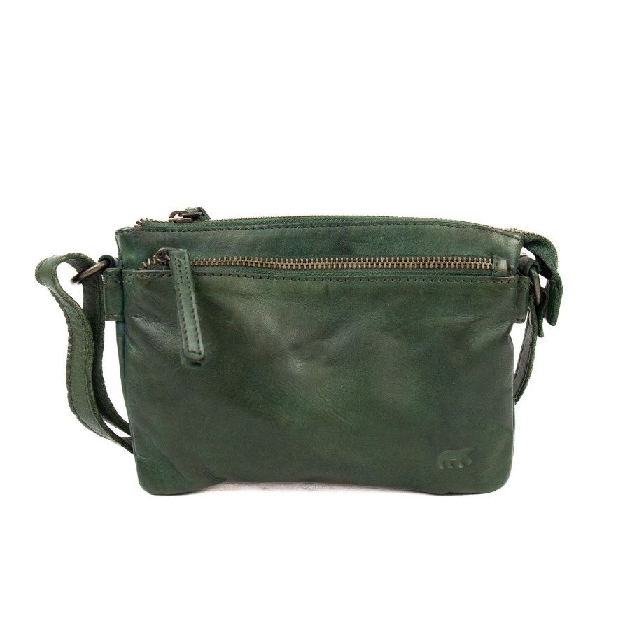 Bear Design Crossbody Tassen | Schoudertasje 'Maithe' Cl 41703 Groen