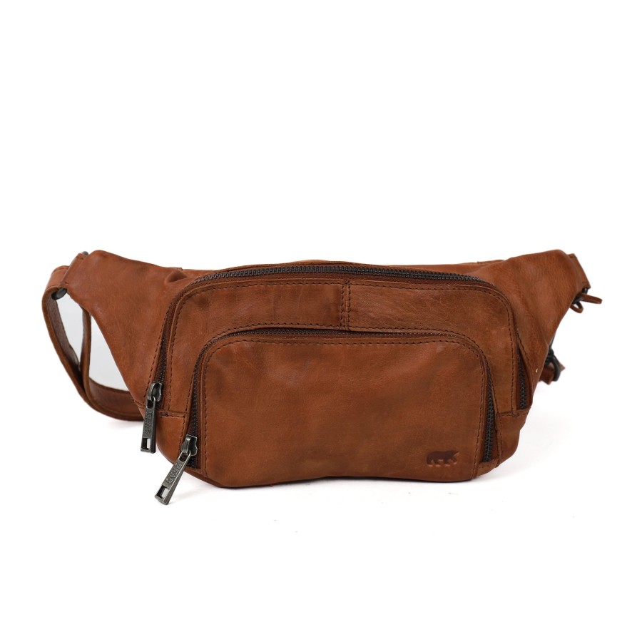 Bear Design Heuptassen | Heuptas 'Jochem' Cognac