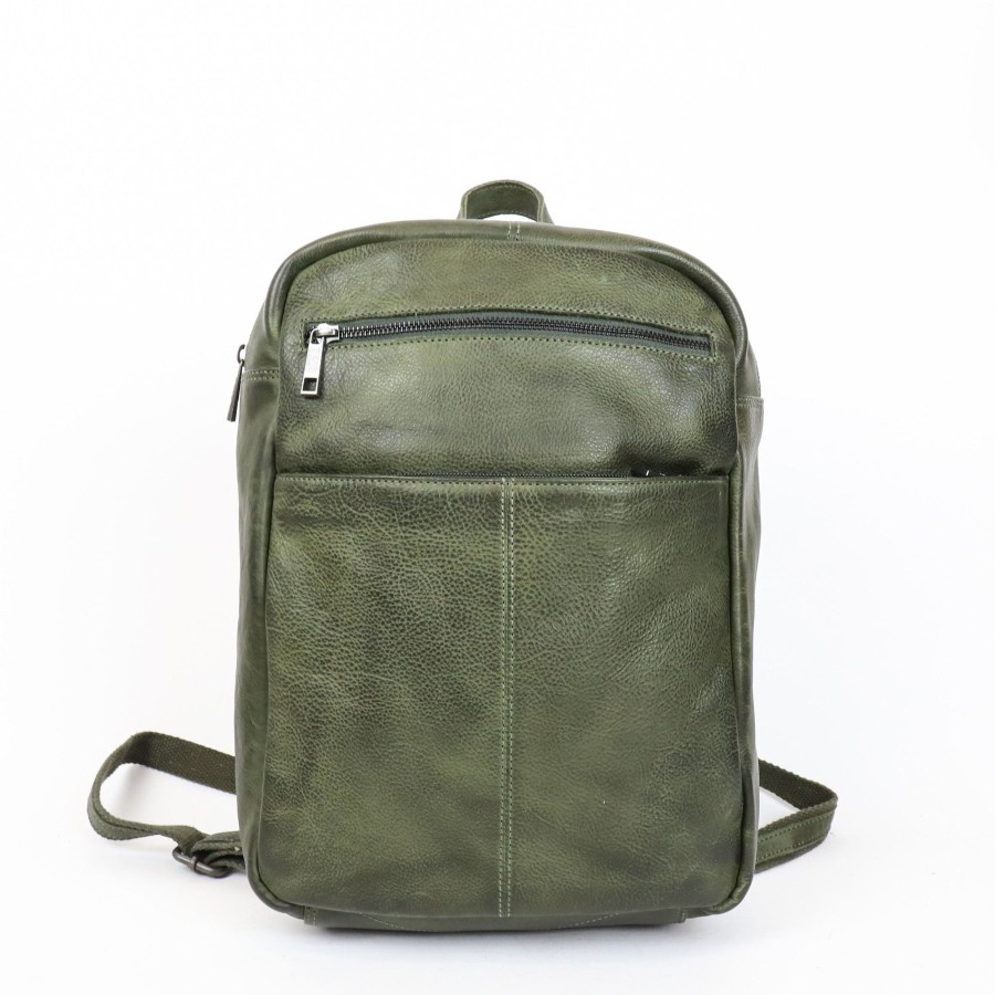 Bear Design Laptoptassen T/M 14 Inch | Rugzak 'Tiffany' Cp 1769 Groen