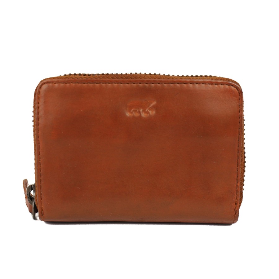 Bear Design Pasjeshouders | Pasjeshouder 'Rudie' Cl 19408 Cognac