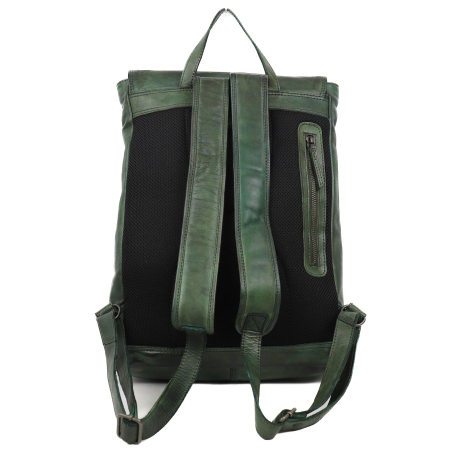 Bear Design Laptoptassen T/M 14 Inch | Rugzak 'Rob' Groen
