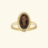Josephina Jewelry Ringen | Vintage Luna Smoky Quartz Ring