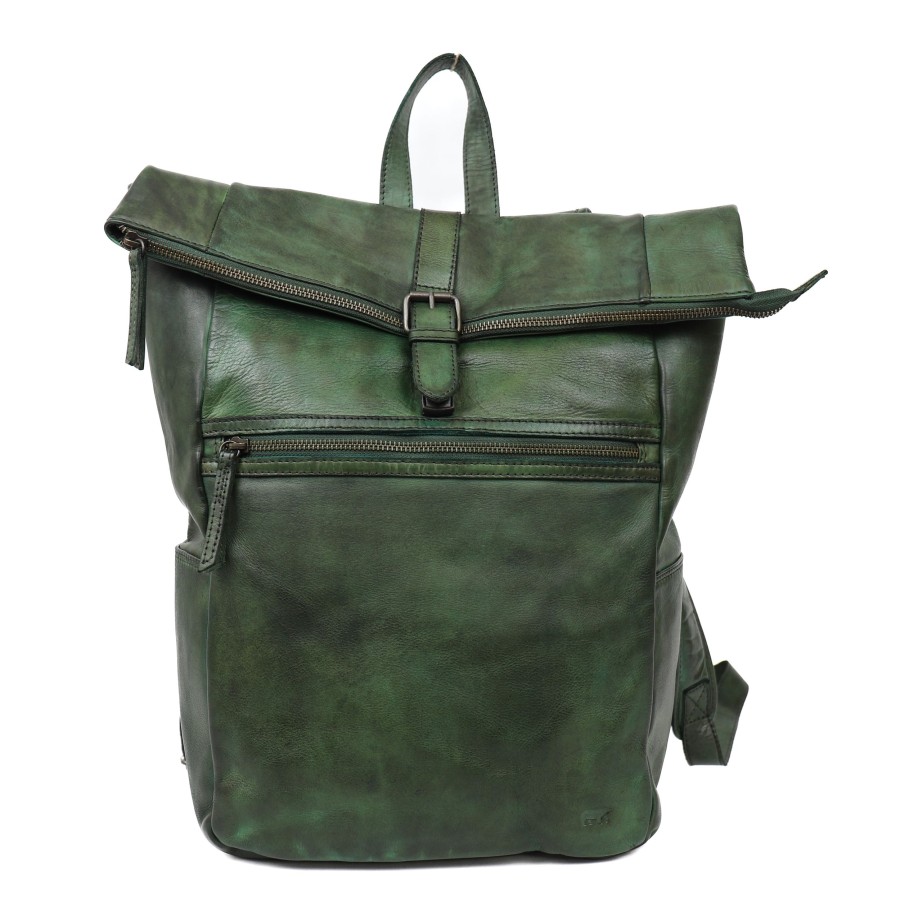Bear Design Laptoptassen T/M 15,6 Inch | Rugzak 'Rick' Cl 40007 Groen