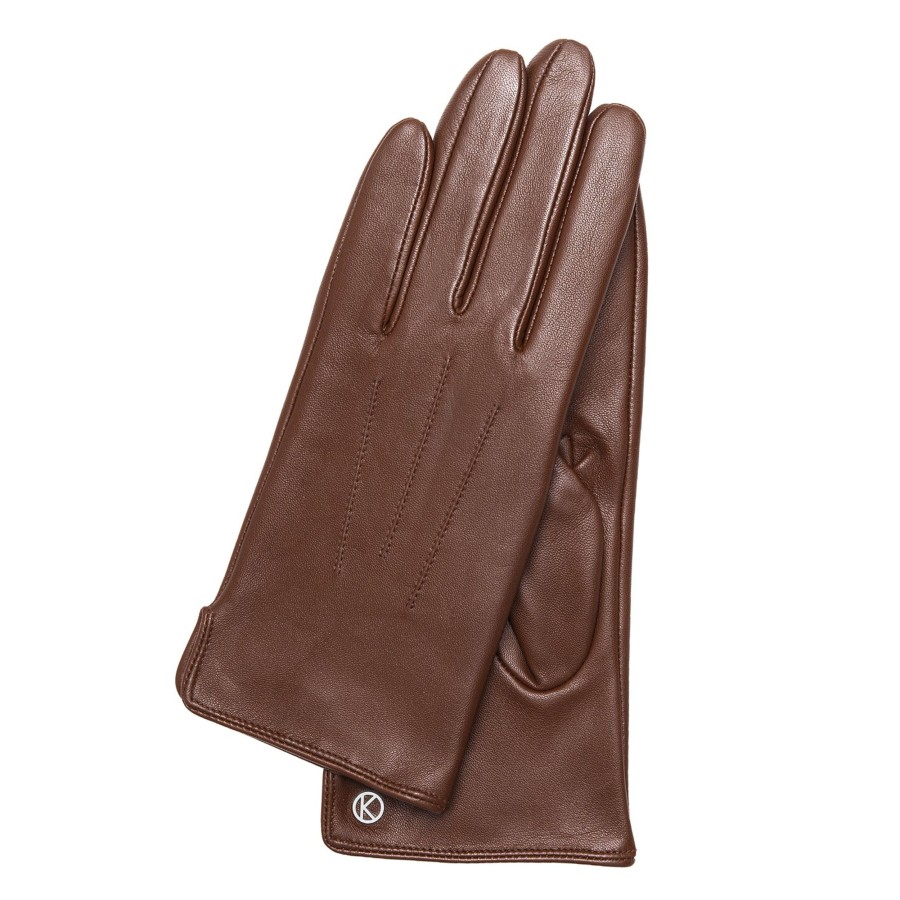 Otto Kessler Leren Handschoenen | Handschoenen 'Carla' Bruin