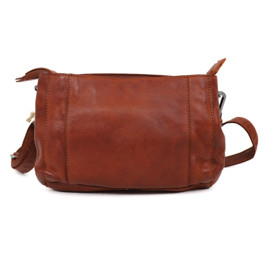 Bear Design Crossbody Tassen | Schoudertasje 'Kiki' Cognac