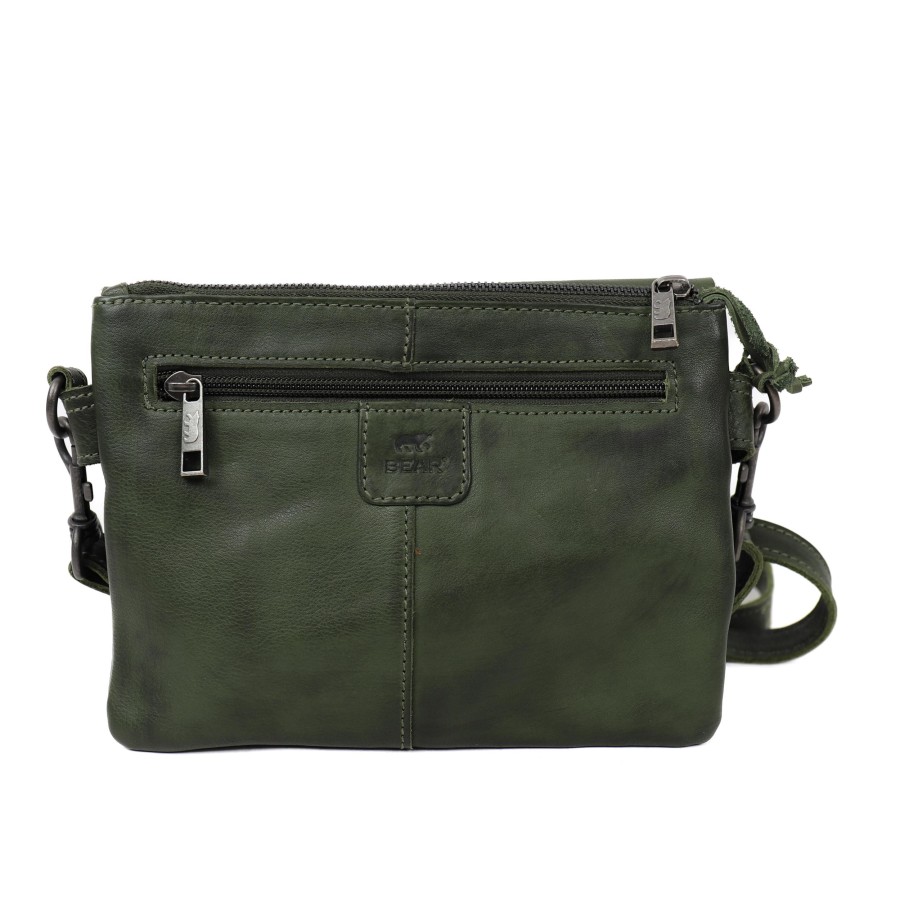 Bear Design Middelmaat Schoudertassen | Schoudertasje 'Billy' Groen