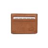 Bear Design Sleuteletuis & Klein Lederwaren | Pasjeshouder 'Laurie' Taupe - Cp 6093