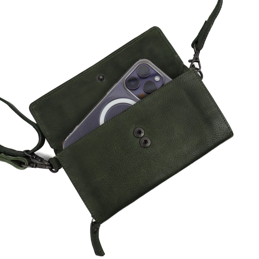 Bear Design Telefoontasjes | Telefoontasje 'Lilian' Groen
