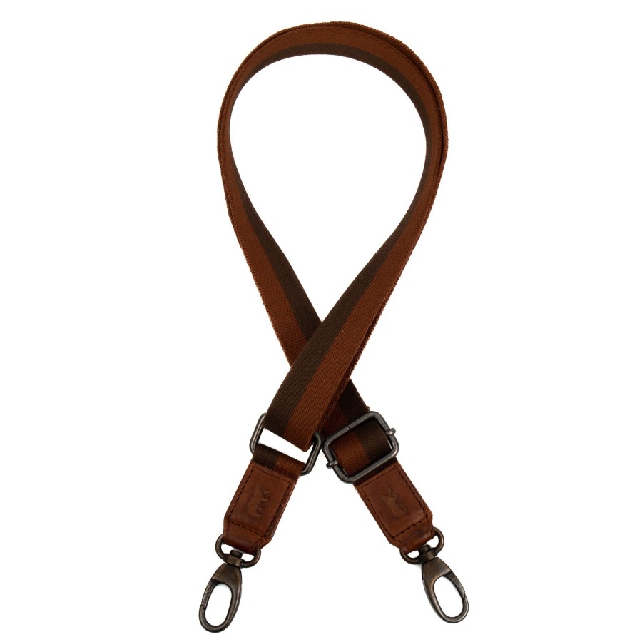 Bear Design Bag Straps | Bag Strap 'Micky' Bruin/Cognac