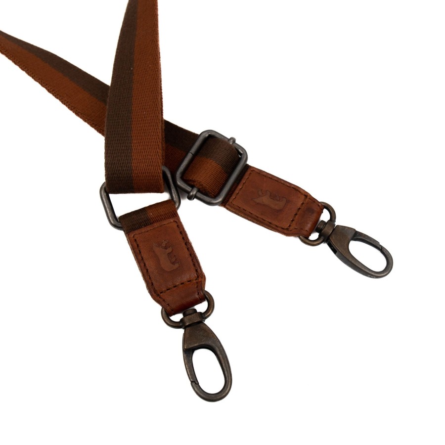 Bear Design Bag Straps | Bag Strap 'Micky' Bruin/Cognac