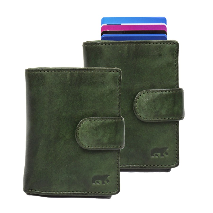 Bear Design Pasjeshouders | Pasjeshouder 'Kris' Cl 15253 Groen