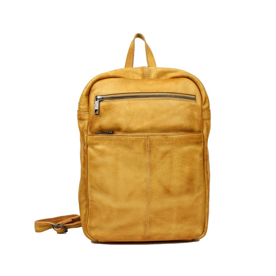Bear Design Laptoptassen T/M 14 Inch | Rugzak 'Tiffany' Cp 1769 Geel