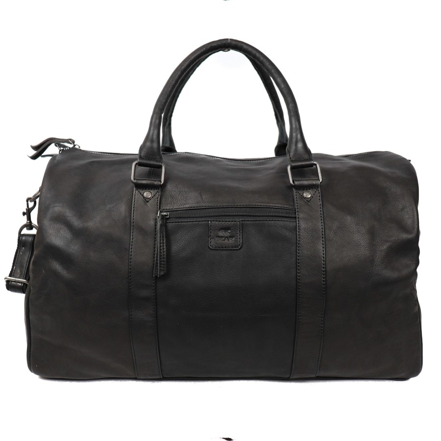 Bear Design Autovakantie | Weekendtas 'Daniel' L Zwart - Cp 2292