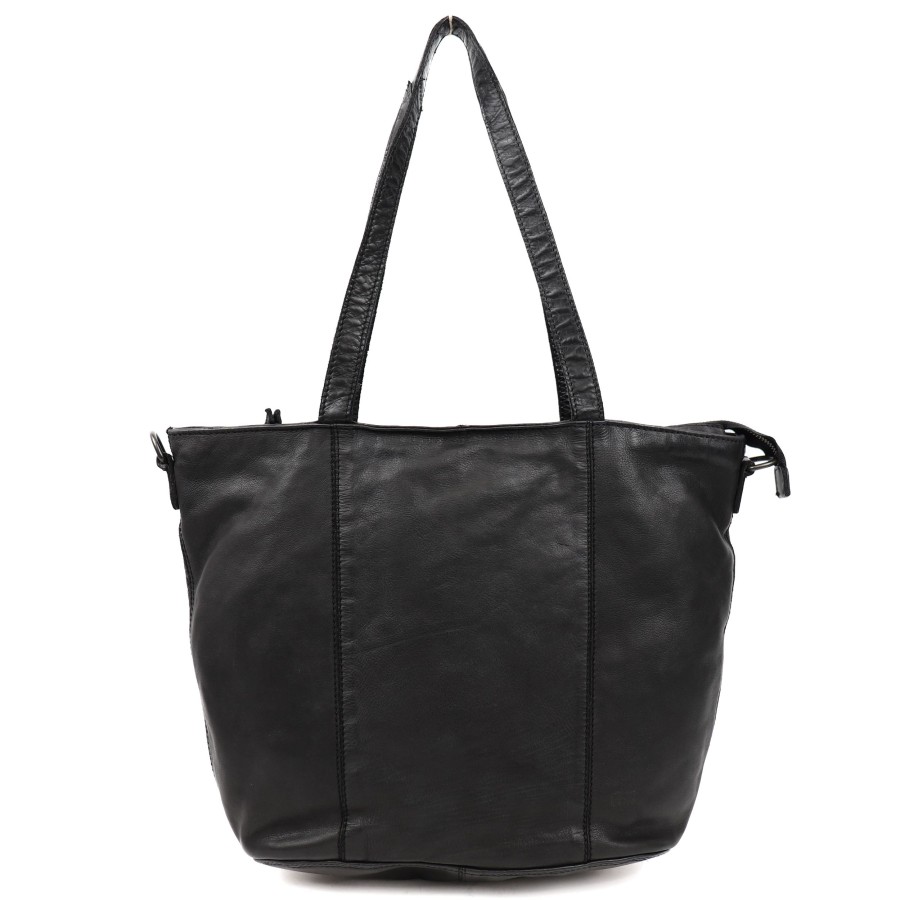 Bear Design Kleine Shoppers | Shopper 'Bibi' Zwart