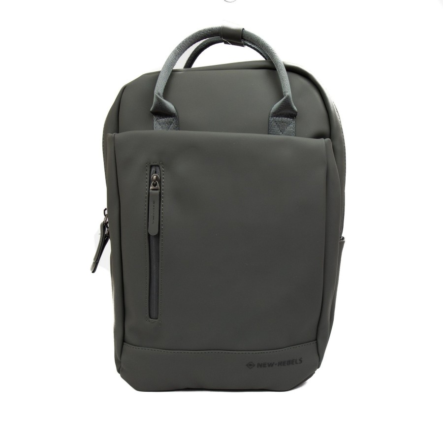 New Rebels Laptoptassen T/M 14 Inch | Rugzak 'Harper' Grijs