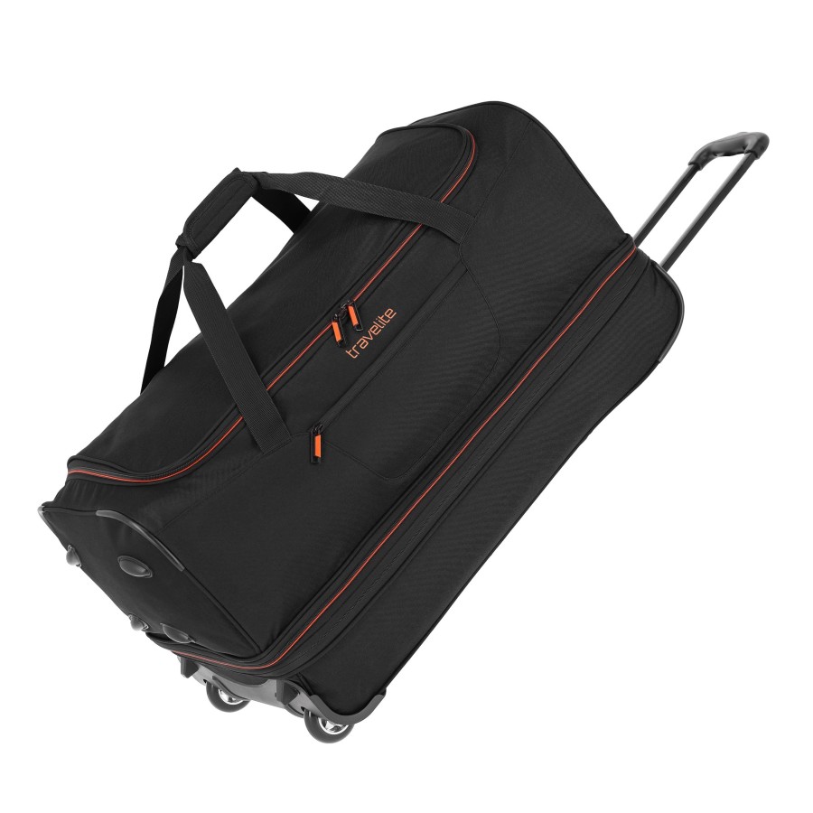 Travelite Autovakantie | Basics Wheeled Duffle L Exp. Black