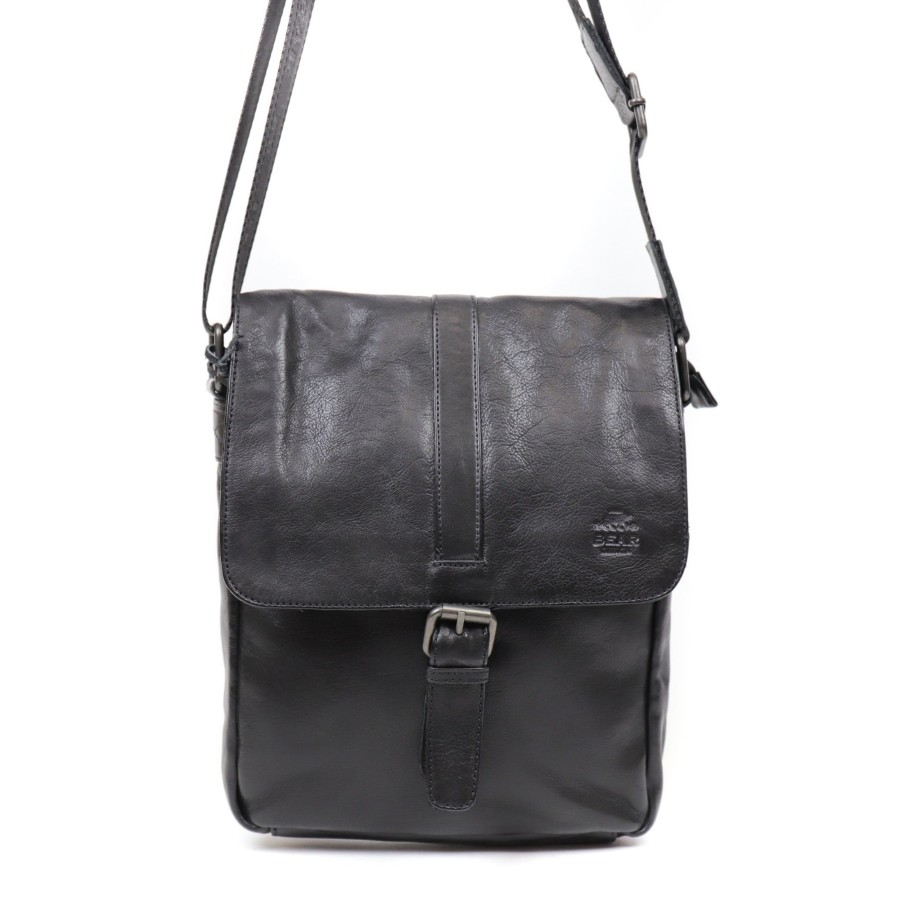 Bear Design Middelmaat Schoudertassen | Schoudertas 'Baggio' Zwart - Cp 1717 Black