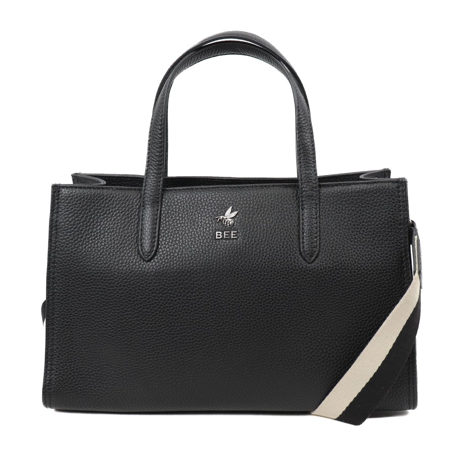 BEE Middelmaat Handtassen | Hand-/Schoudertasje 'Emily' Black