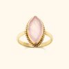 Josephina Jewelry Ringen | Rose Quartz Milly Marquise Ring