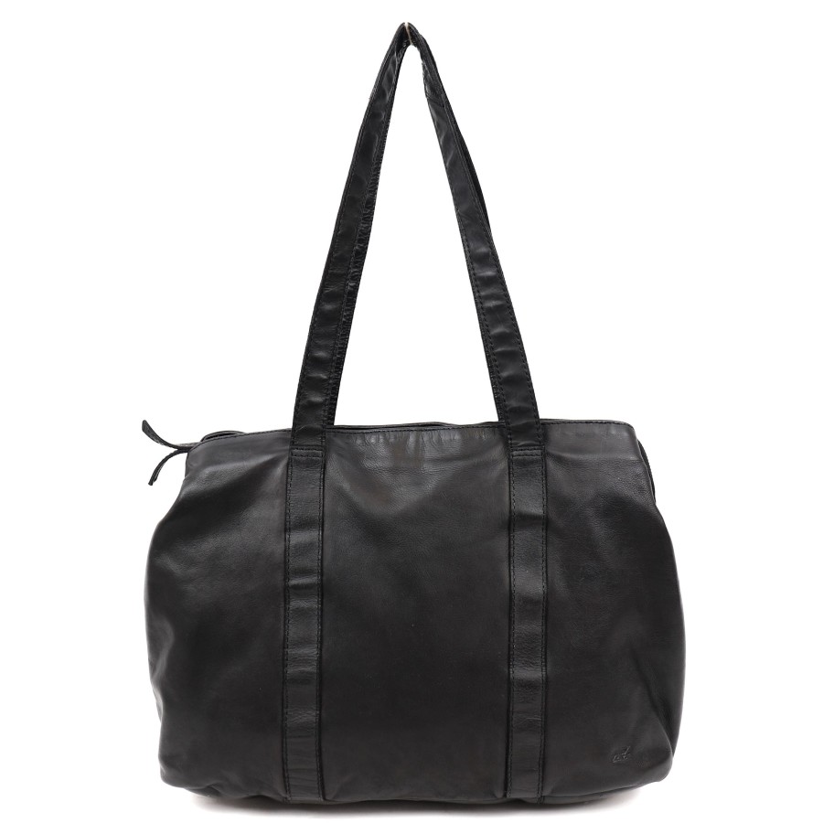 Bear Design Laptoptassen T/M 14 Inch | Hand-/Schoudertas 'Bente' Zwart