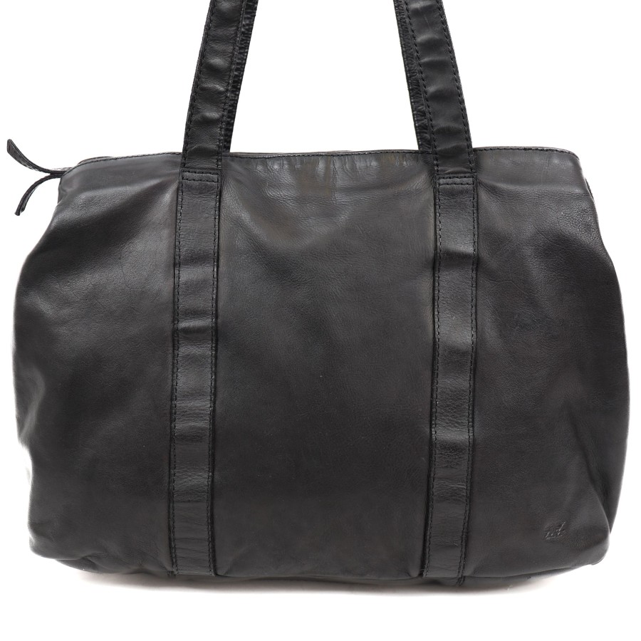 Bear Design Laptoptassen T/M 14 Inch | Hand-/Schoudertas 'Bente' Zwart