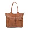 Bear Design Laptoptassen T/M 15,6 Inch | Hand-/Schoudertas 'Samantha' Cognac