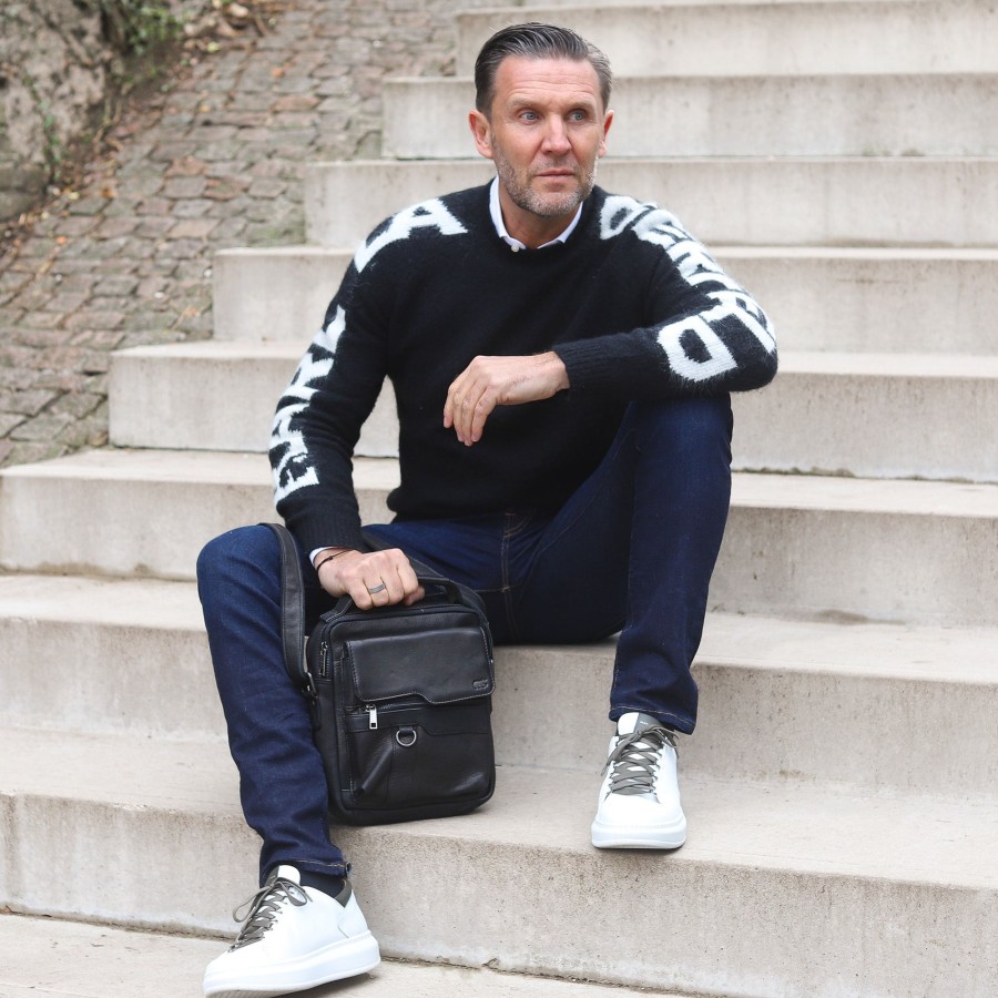 Bear Design Crossbody Tassen | Schoudertas 'Jarmo' Zwart