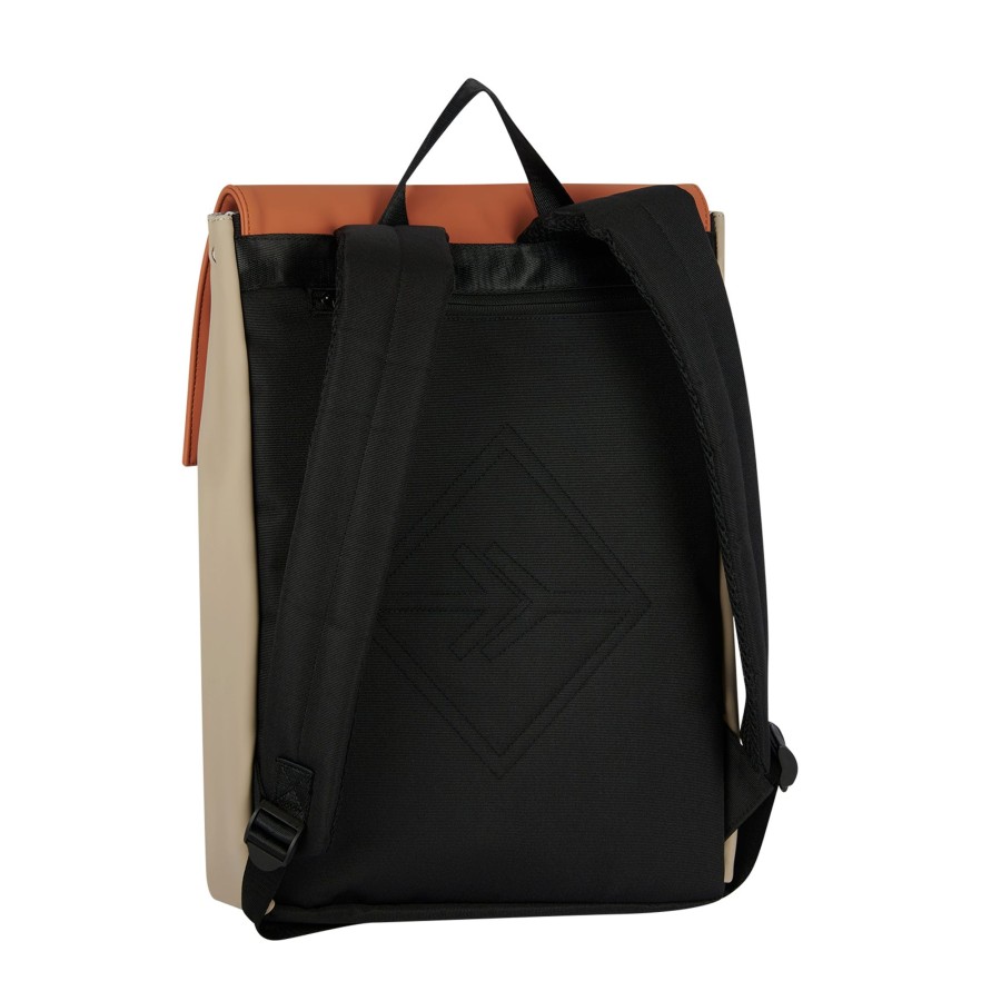 New Rebels Laptoptassen T/M 15,6 Inch | Rugzak 'Lincoln' 17L Orange/Beige