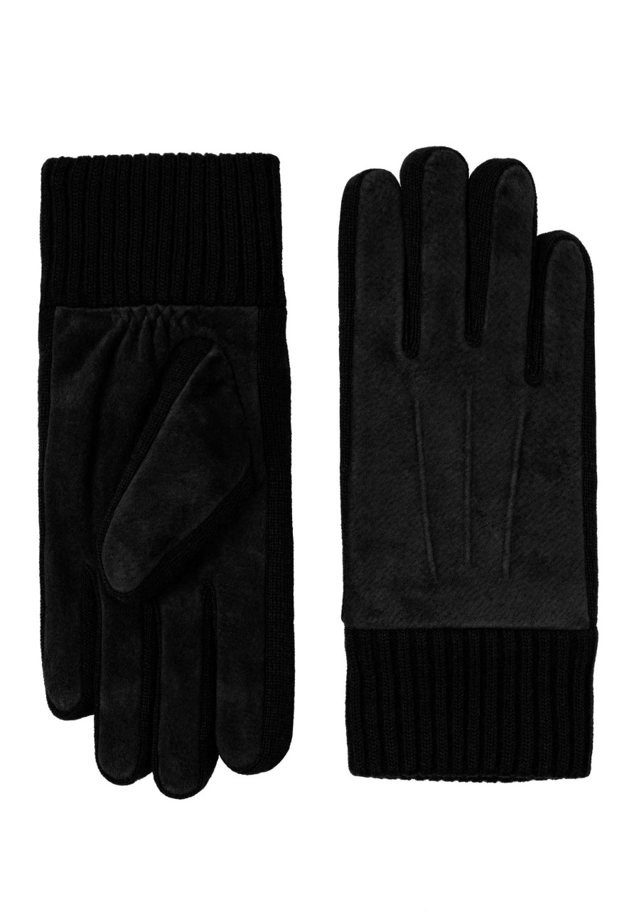 Otto Kessler Leren Handschoenen | Heren Handschoenen 'Stan' Zwart