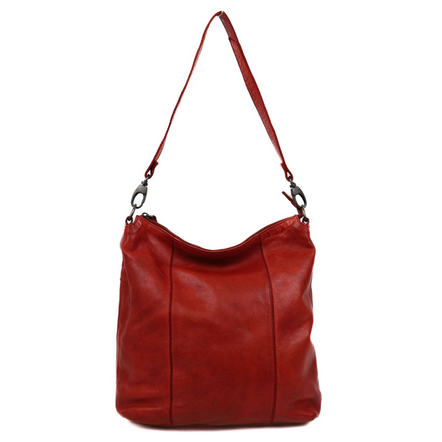 Bear Design Middelmaat Handtassen | Hand-/Schoudertas 'Ava' Rood