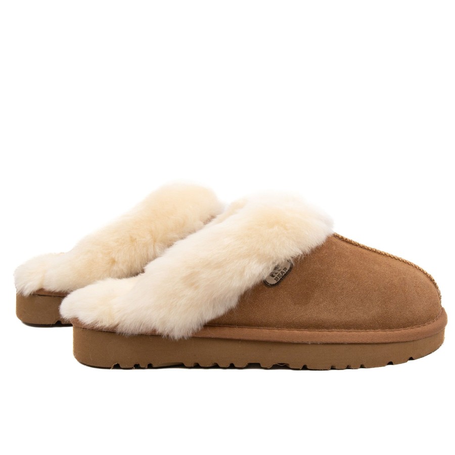 Bear Design Pantoffels | Pantoffels 'Teddy' Beige