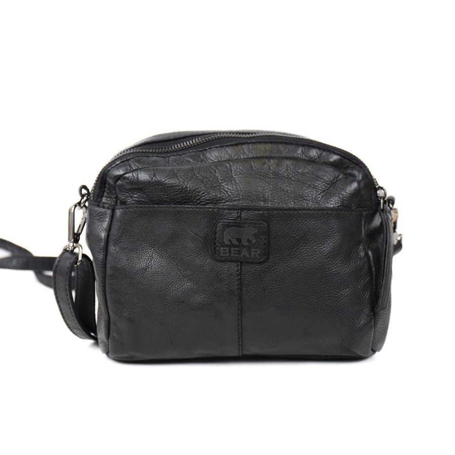 Bear Design Crossbody Tassen | Schoudertasje 'Brenda' Zwart