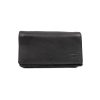 Bear Design Middelmaat Portemonnees | Overslag Portemonnee 'Brigitte' Zwart - Cp 6700