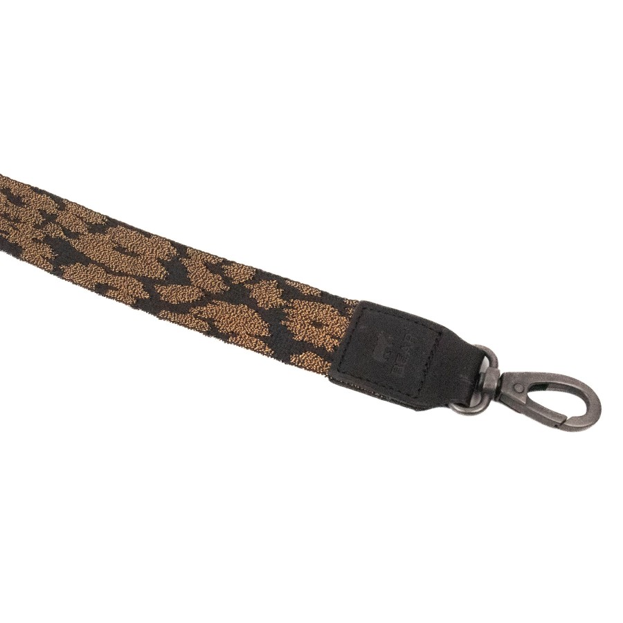Bear Design Bag Straps | Bag Strap 'Leopard' Glitter/ Zwart
