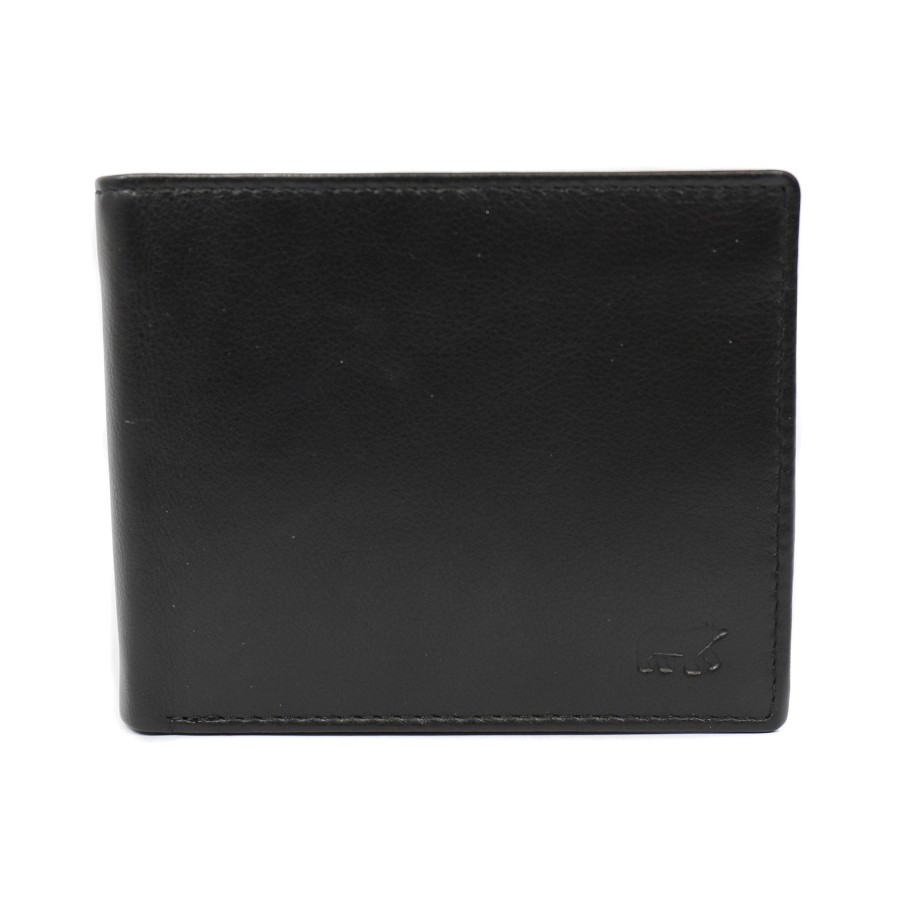 Bear Design Billfolds | Billfold 'Tom' Zwart Zwart (Fr)