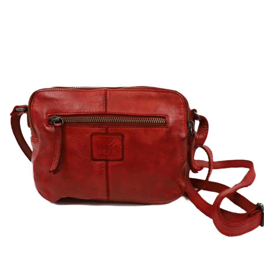 Bear Design Crossbody Tassen | Schoudertasje 'Irem' Rood
