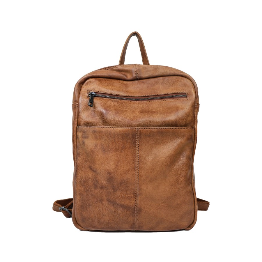 Bear Design Laptoptassen T/M 14 Inch | Rugzak 'Tiffany' Cp 1769 Cognac