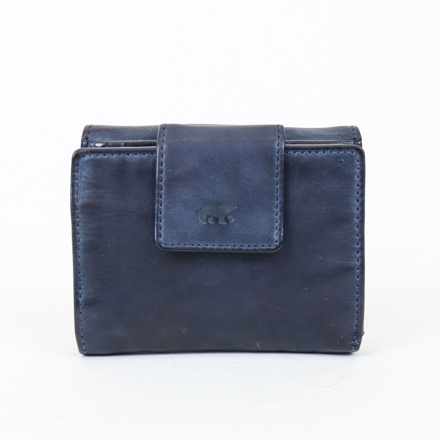 Bear Design Middelmaat Portemonnees | Portemonnee 'Jill' Cl 16211 Donkerblauw