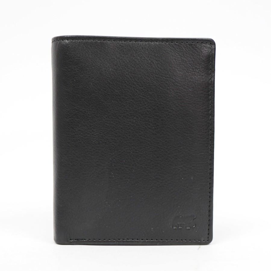 Bear Design Billfolds | Billfold 'Klaas' Zwart Zwart (Fr)