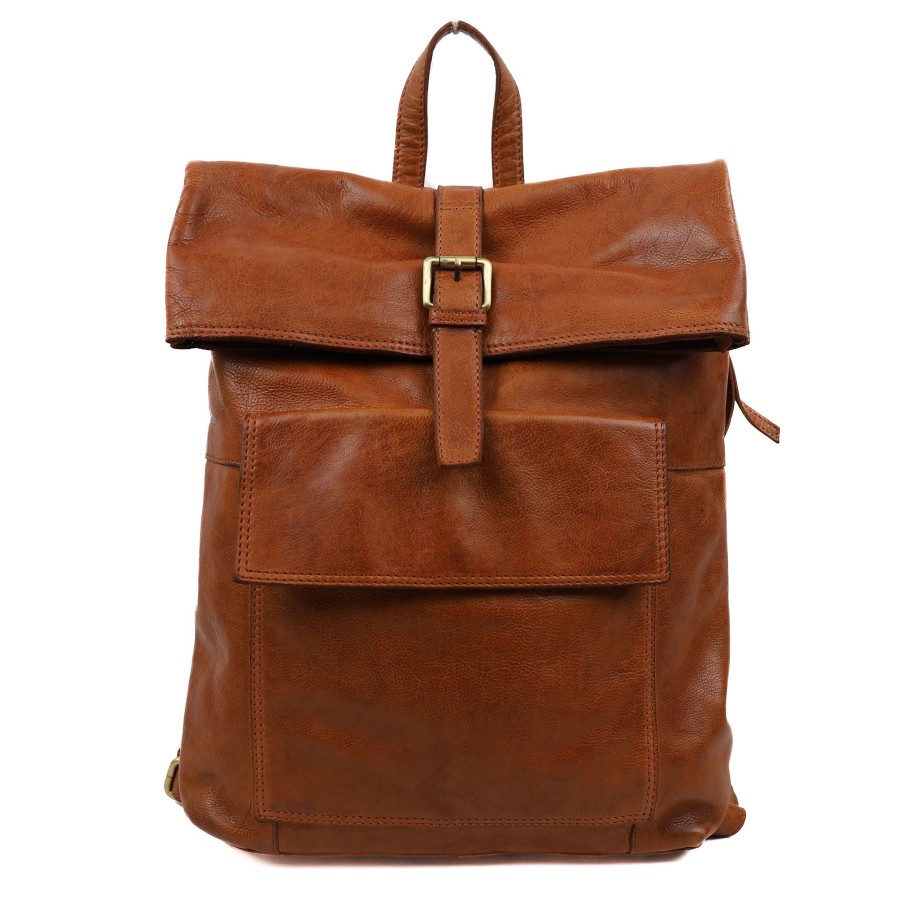 Bear Design Laptoptassen T/M 14 Inch | Rugzak 'Rina' Cognac