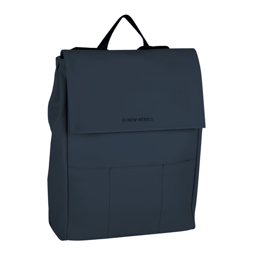 New Rebels Laptoptassen T/M 15,6 Inch | Rugzak 'Lincoln' 17L Navy