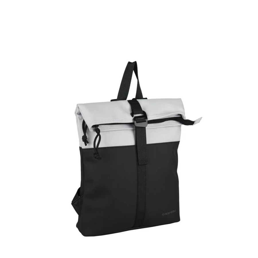 New Rebels Waterproof Rugzakken | Waterdicht Rugzakje 'Mart' Mini 9L Black/Grey