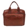 Bear Design Laptoptassen T/M 15,6 Inch | Laptoptas 'Seb' Cognac