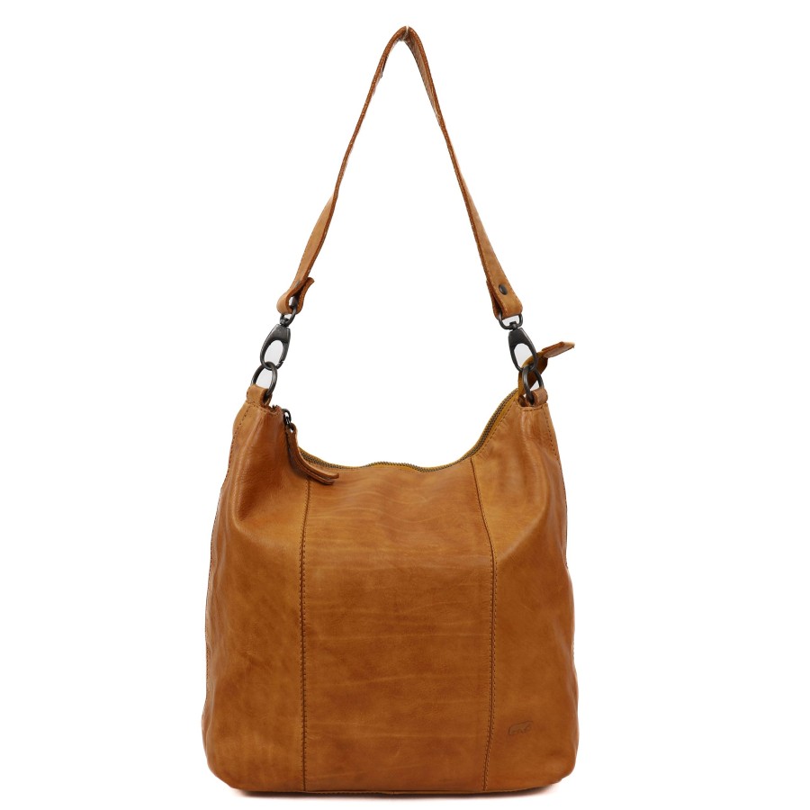 Bear Design Middelmaat Handtassen | Hand-/Schoudertas 'Ava' Geel