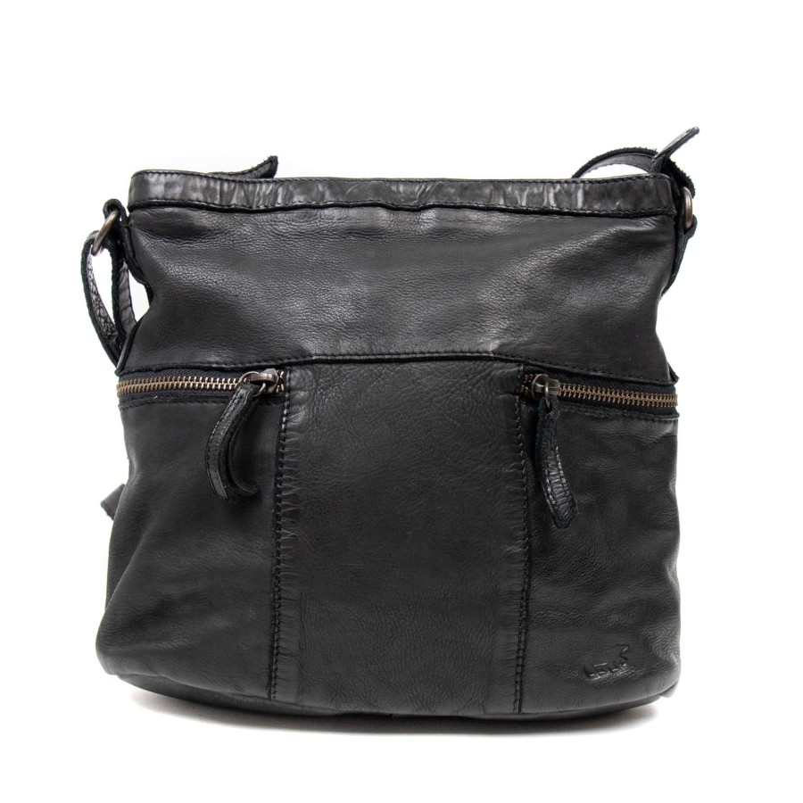 Bear Design Middelmaat Schoudertassen | Schoudertas 'Chessi' Cl 35556 Zwart