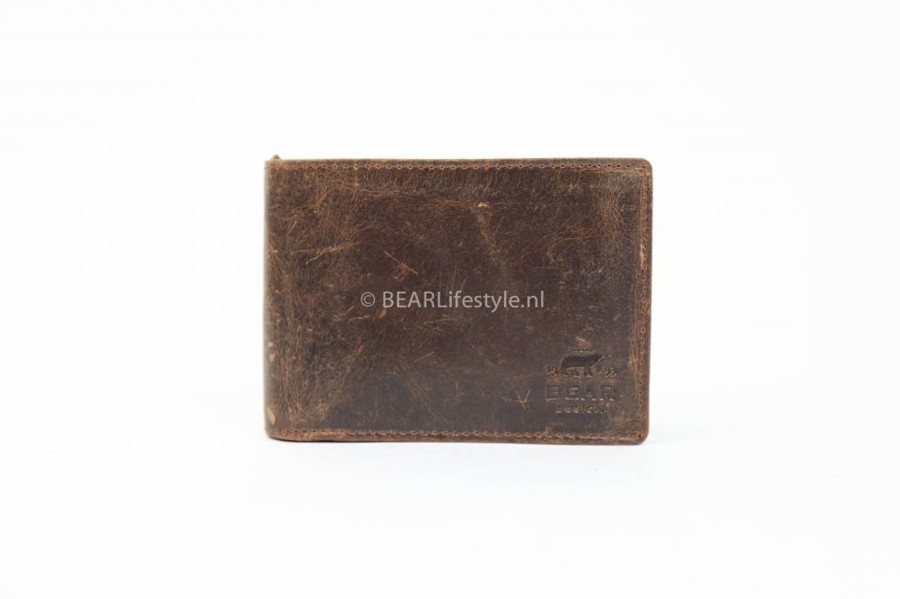 Bear Design Billfolds | Billfold 'Jan' Vintage Bruin