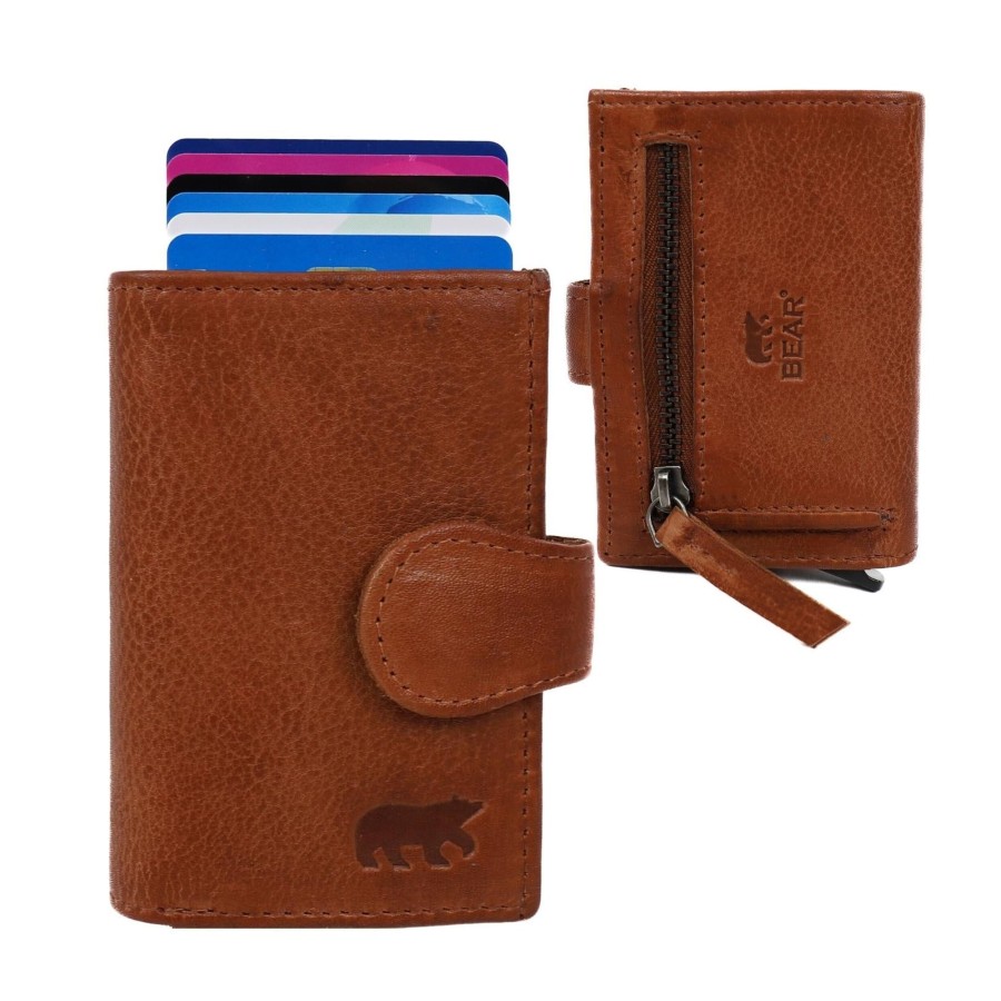 Bear Design Pasjeshouders | Pasjeshouder 'Elsie' Cognac