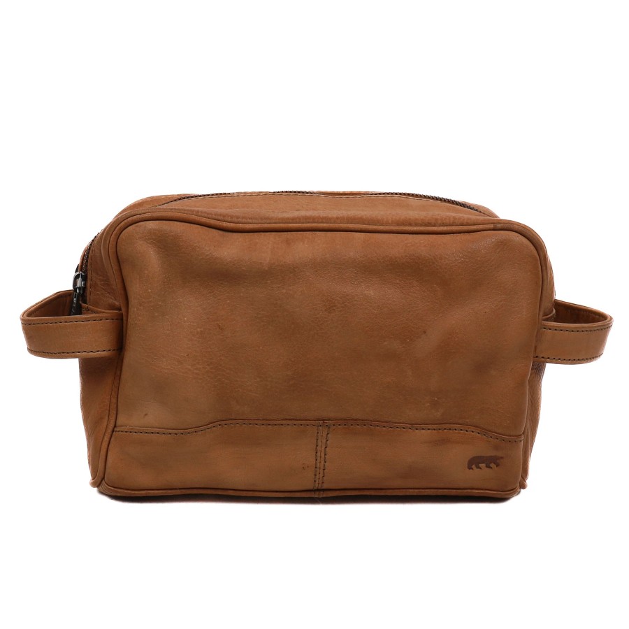 Bear Design Reisaccessoires | Toilettas 'Mickey' Taupe